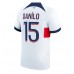 Maillot de foot Paris Saint-Germain Danilo Pereira #15 Extérieur vêtements 2023-24 Manches Courtes